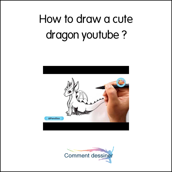 How to draw a cute dragon youtube